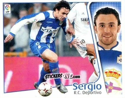Cromo Sergio - Liga Spagnola 2004-2005 n. 137 - Colecciones ESTE