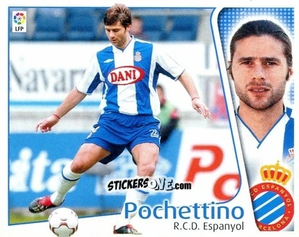 Figurina Pochettino - Liga Spagnola 2004-2005 n. 150 - Colecciones ESTE