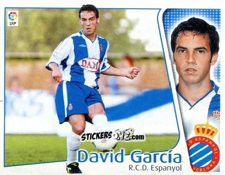 Sticker David García - Liga Spagnola 2004-2005 n. 155 - Colecciones ESTE