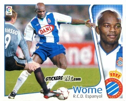 Figurina Wome - Liga Spagnola 2004-2005 n. 156 - Colecciones ESTE