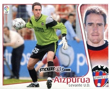 Cromo Aizpurua - Liga Spagnola 2004-2005 n. 201 - Colecciones ESTE