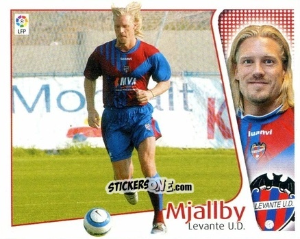 Figurina Mjällby - Liga Spagnola 2004-2005 n. 203 - Colecciones ESTE