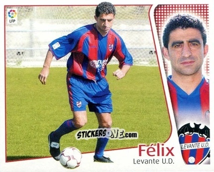 Sticker Félix - Liga Spagnola 2004-2005 n. 205 - Colecciones ESTE