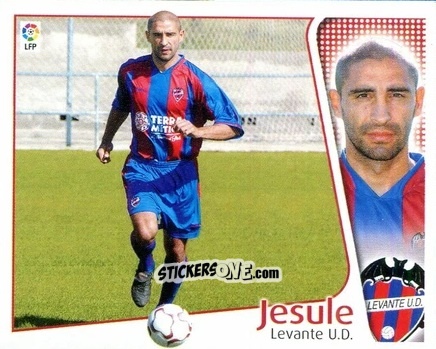 Sticker Jesule - Liga Spagnola 2004-2005 n. 206 - Colecciones ESTE