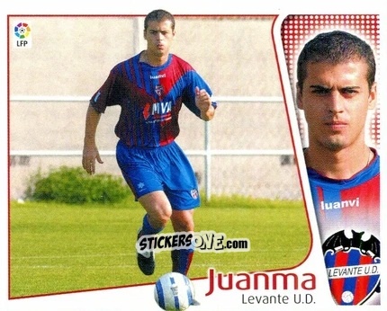 Cromo Juanma - Liga Spagnola 2004-2005 n. 218 - Colecciones ESTE