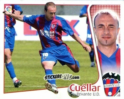 Figurina Cuéllar - Liga Spagnola 2004-2005 n. 220 - Colecciones ESTE
