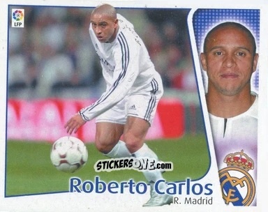 Figurina Roberto Carlos - Liga Spagnola 2004-2005 n. 229 - Colecciones ESTE