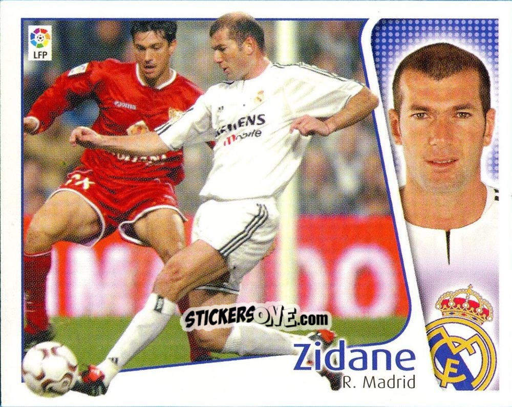 Figurina Zidane - Liga Spagnola 2004-2005 n. 241 - Colecciones ESTE