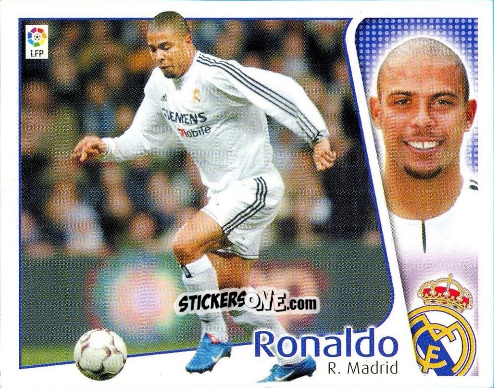 Cromo Ronaldo - Liga Spagnola 2004-2005 n. 248 - Colecciones ESTE