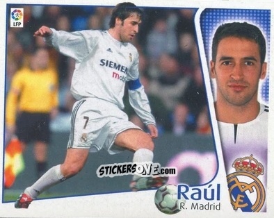 Figurina Raúl González - Liga Spagnola 2004-2005 n. 249 - Colecciones ESTE