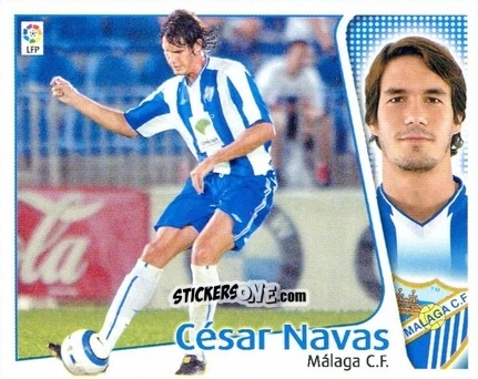 Sticker Cesar Navas - Liga Spagnola 2004-2005 n. 258 - Colecciones ESTE