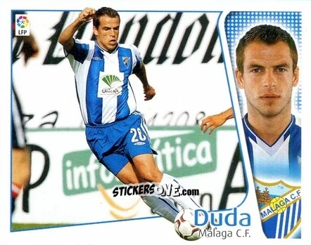 Cromo Duda - Liga Spagnola 2004-2005 n. 262 - Colecciones ESTE
