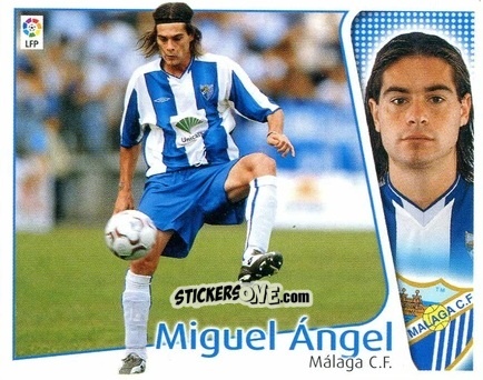 Cromo Miguel Ángel - Liga Spagnola 2004-2005 n. 265 - Colecciones ESTE