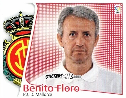 Cromo Benito Floro - Liga Spagnola 2004-2005 n. 273 - Colecciones ESTE