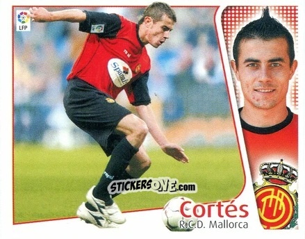 Sticker Cortés - Liga Spagnola 2004-2005 n. 276 - Colecciones ESTE