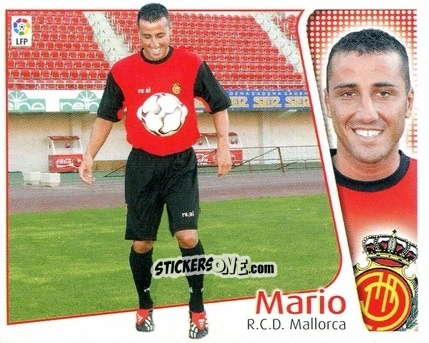 Figurina Mario - Liga Spagnola 2004-2005 n. 281 - Colecciones ESTE