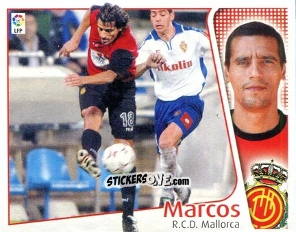 Cromo Marcos - Liga Spagnola 2004-2005 n. 283 - Colecciones ESTE