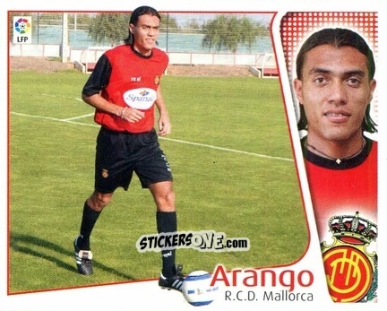 Figurina Arango - Liga Spagnola 2004-2005 n. 284 - Colecciones ESTE