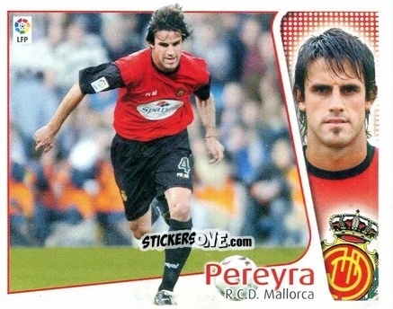 Cromo Pereyra - Liga Spagnola 2004-2005 n. 286 - Colecciones ESTE