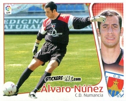 Sticker Álvaro Núñez - Liga Spagnola 2004-2005 n. 299 - Colecciones ESTE
