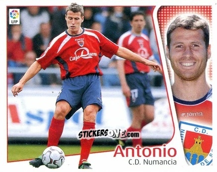 Sticker Antonio - Liga Spagnola 2004-2005 n. 301 - Colecciones ESTE