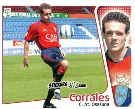 Sticker Corrales - Liga Spagnola 2004-2005 n. 328 - Colecciones ESTE