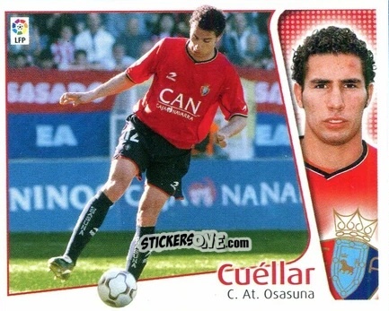 Figurina Cuéllar - Liga Spagnola 2004-2005 n. 329 - Colecciones ESTE
