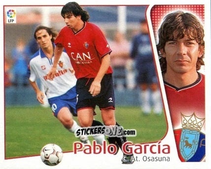 Cromo Pablo García - Liga Spagnola 2004-2005 n. 333 - Colecciones ESTE