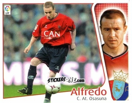 Cromo Alfredo - Liga Spagnola 2004-2005 n. 335 - Colecciones ESTE