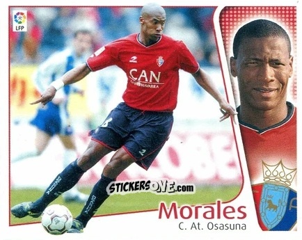 Figurina Morales - Liga Spagnola 2004-2005 n. 343 - Colecciones ESTE