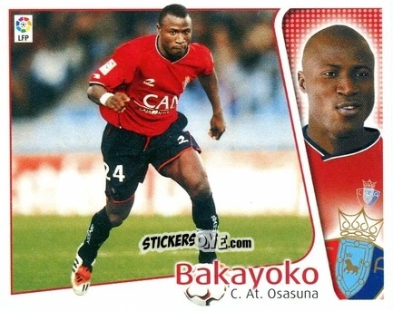Figurina Bakayoko - Liga Spagnola 2004-2005 n. 344 - Colecciones ESTE