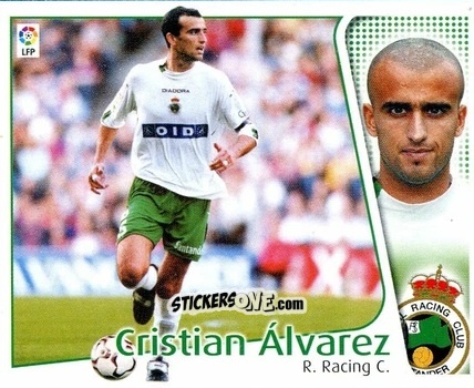 Figurina Cristian Álvarez - Liga Spagnola 2004-2005 n. 350 - Colecciones ESTE