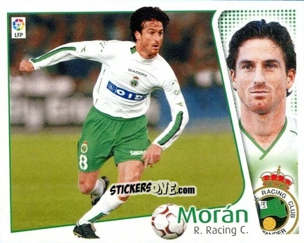 Cromo Morán - Liga Spagnola 2004-2005 n. 357 - Colecciones ESTE