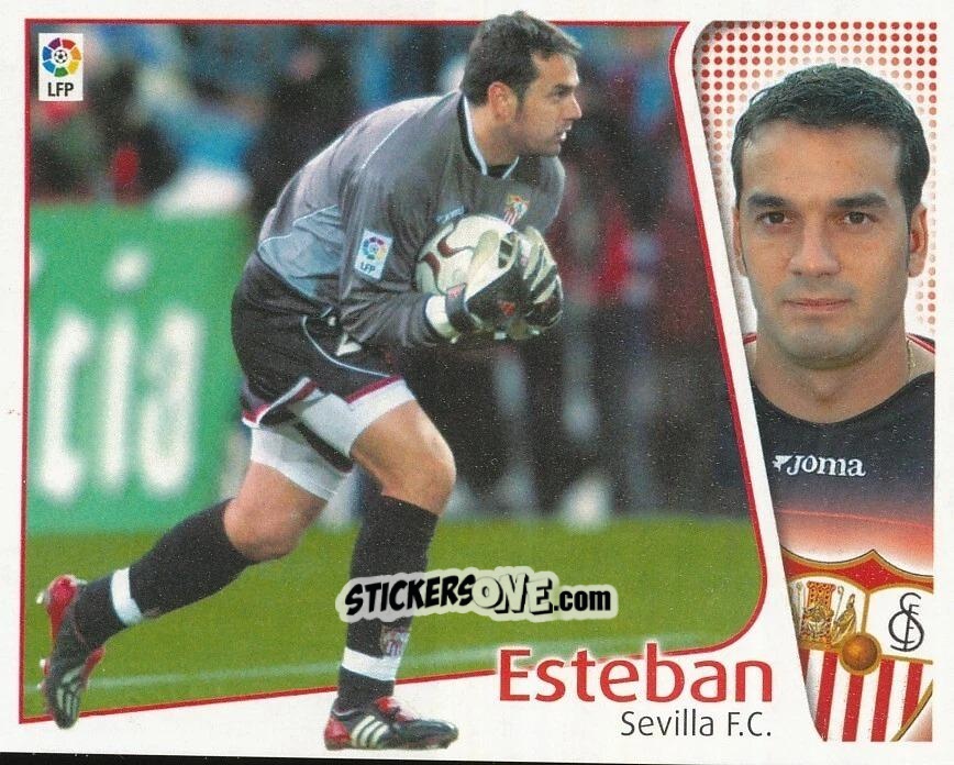 Cromo Esteban - Liga Spagnola 2004-2005 n. 373 - Colecciones ESTE