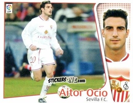 Cromo Aitor Ocio - Liga Spagnola 2004-2005 n. 378 - Colecciones ESTE