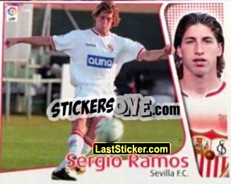 Sticker Sergio Ramos - Liga Spagnola 2004-2005 n. 380 - Colecciones ESTE