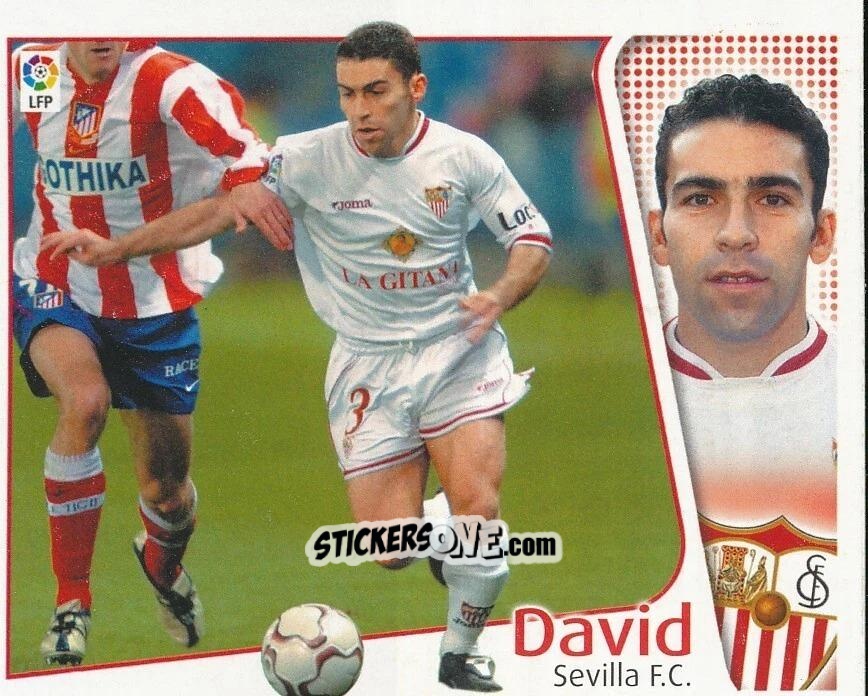 Cromo David - Liga Spagnola 2004-2005 n. 381 - Colecciones ESTE