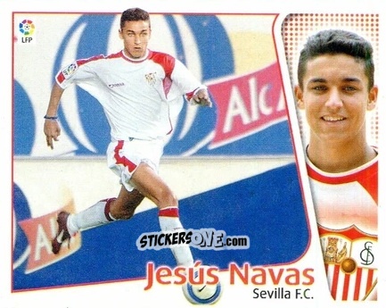 Sticker Jesus Navas - Liga Spagnola 2004-2005 n. 390 - Colecciones ESTE
