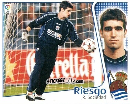 Cromo Riesgo - Liga Spagnola 2004-2005 n. 397 - Colecciones ESTE