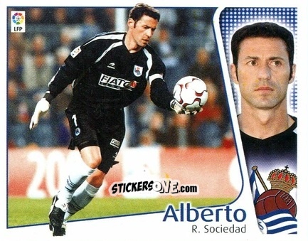 Cromo Alberto - Liga Spagnola 2004-2005 n. 398 - Colecciones ESTE
