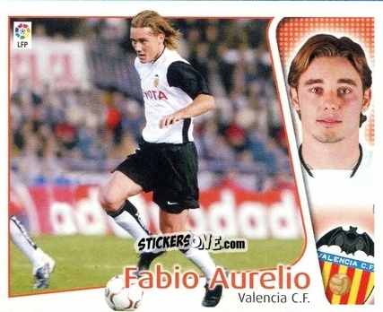 Cromo Fabio Aurelio - Liga Spagnola 2004-2005 n. 426 - Colecciones ESTE