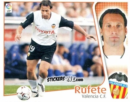 Sticker Rufete - Liga Spagnola 2004-2005 n. 434 - Colecciones ESTE