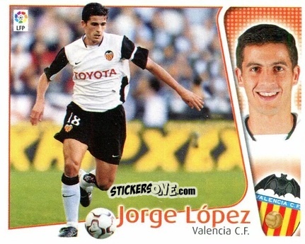 Cromo Jorge López - Liga Spagnola 2004-2005 n. 438 - Colecciones ESTE