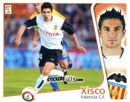 Figurina Xisco - Liga Spagnola 2004-2005 n. 446 - Colecciones ESTE