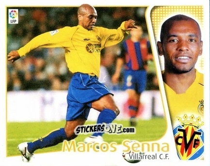 Figurina Marcos Senna - Liga Spagnola 2004-2005 n. 460 - Colecciones ESTE