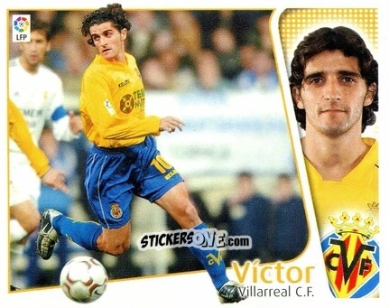 Cromo Víctor - Liga Spagnola 2004-2005 n. 467 - Colecciones ESTE