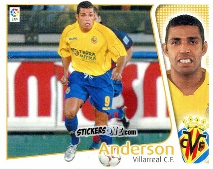 Sticker Anderson - Liga Spagnola 2004-2005 n. 468 - Colecciones ESTE