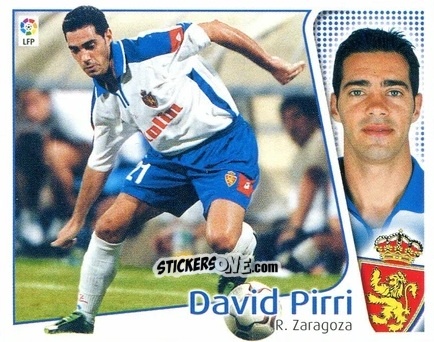 Figurina David Pirri - Liga Spagnola 2004-2005 n. 482 - Colecciones ESTE