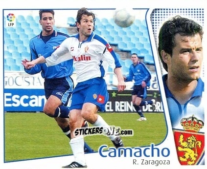 Sticker Camacho - Liga Spagnola 2004-2005 n. 489 - Colecciones ESTE