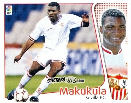 Sticker 5 Makukula (SEVILLA) - Liga Spagnola 2004-2005 n. 497 - Colecciones ESTE